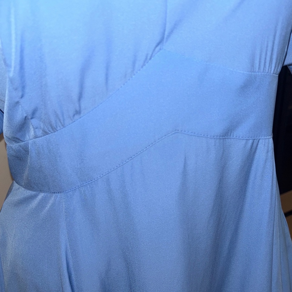 1. State Sky Blue Puff Sleeve whimsical feminine romantic Mini Dress - Picture 10 of 11